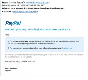 Paypal Scam