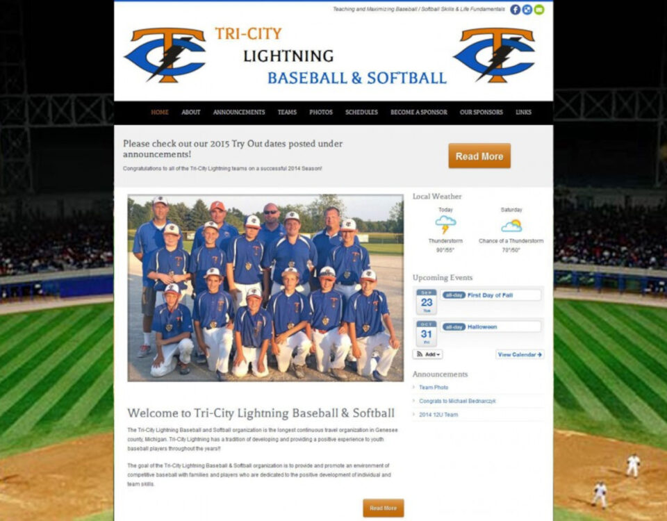 TriCity Lightning Baseball & Softball