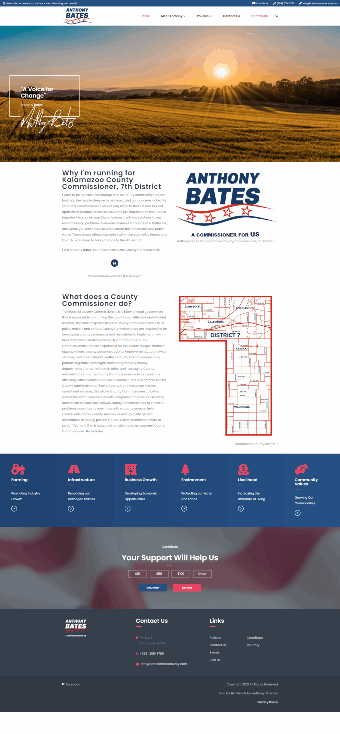 Anthony Bates for Kalamazoo County Commissioner