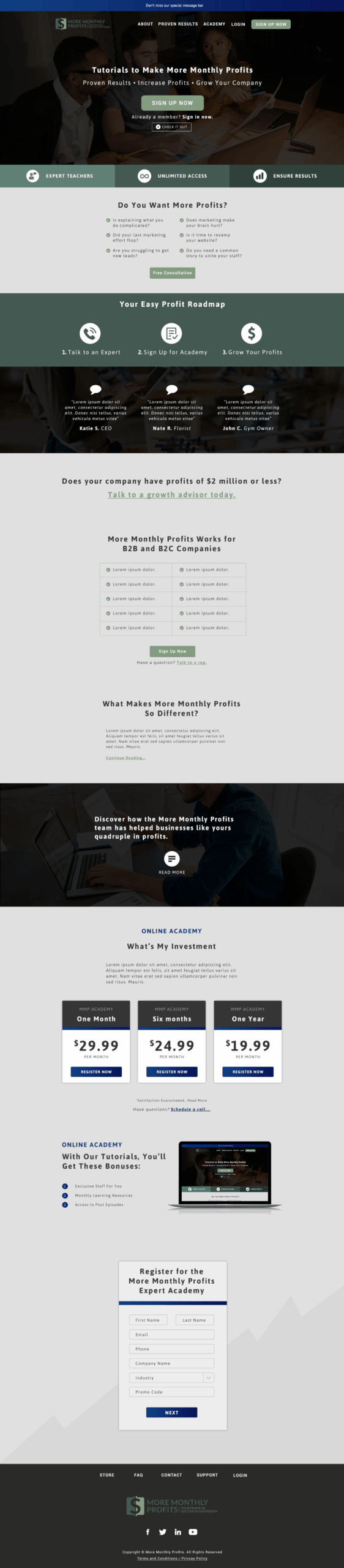 More Monthly Profits