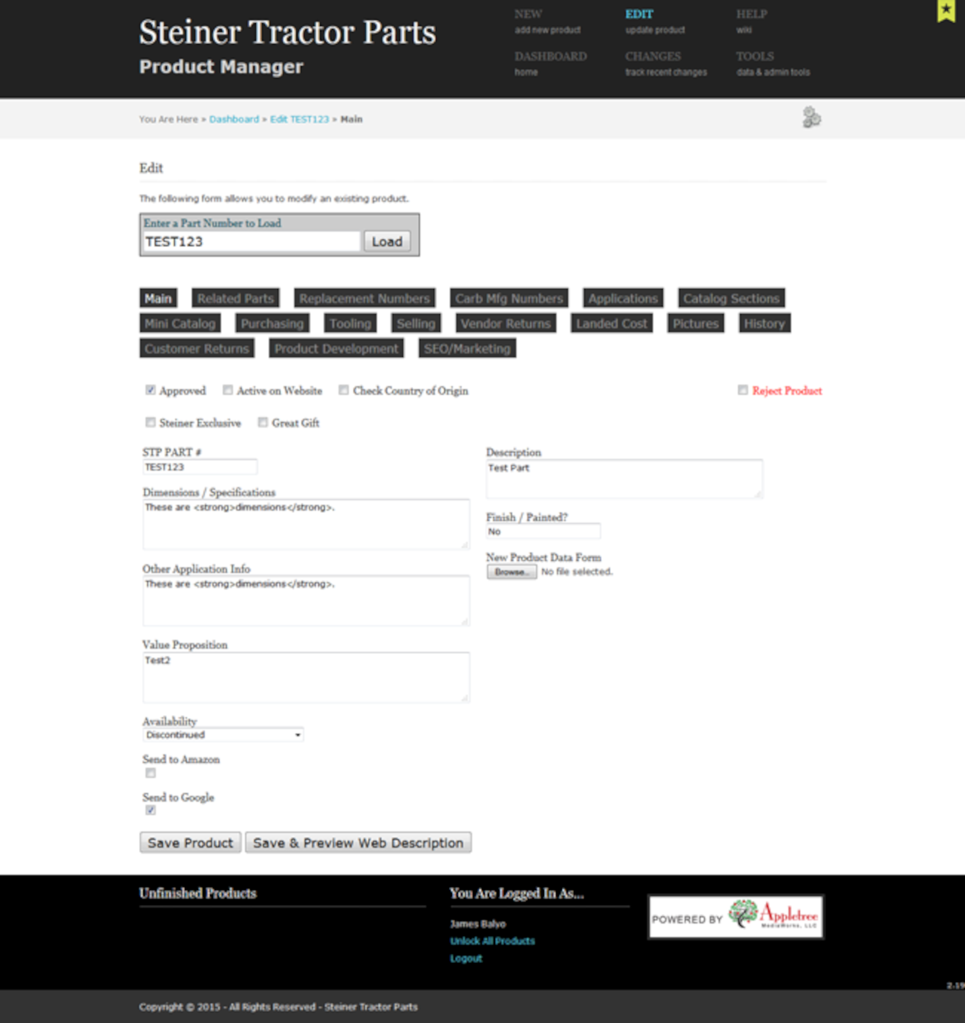 Steiner Tractor Parts